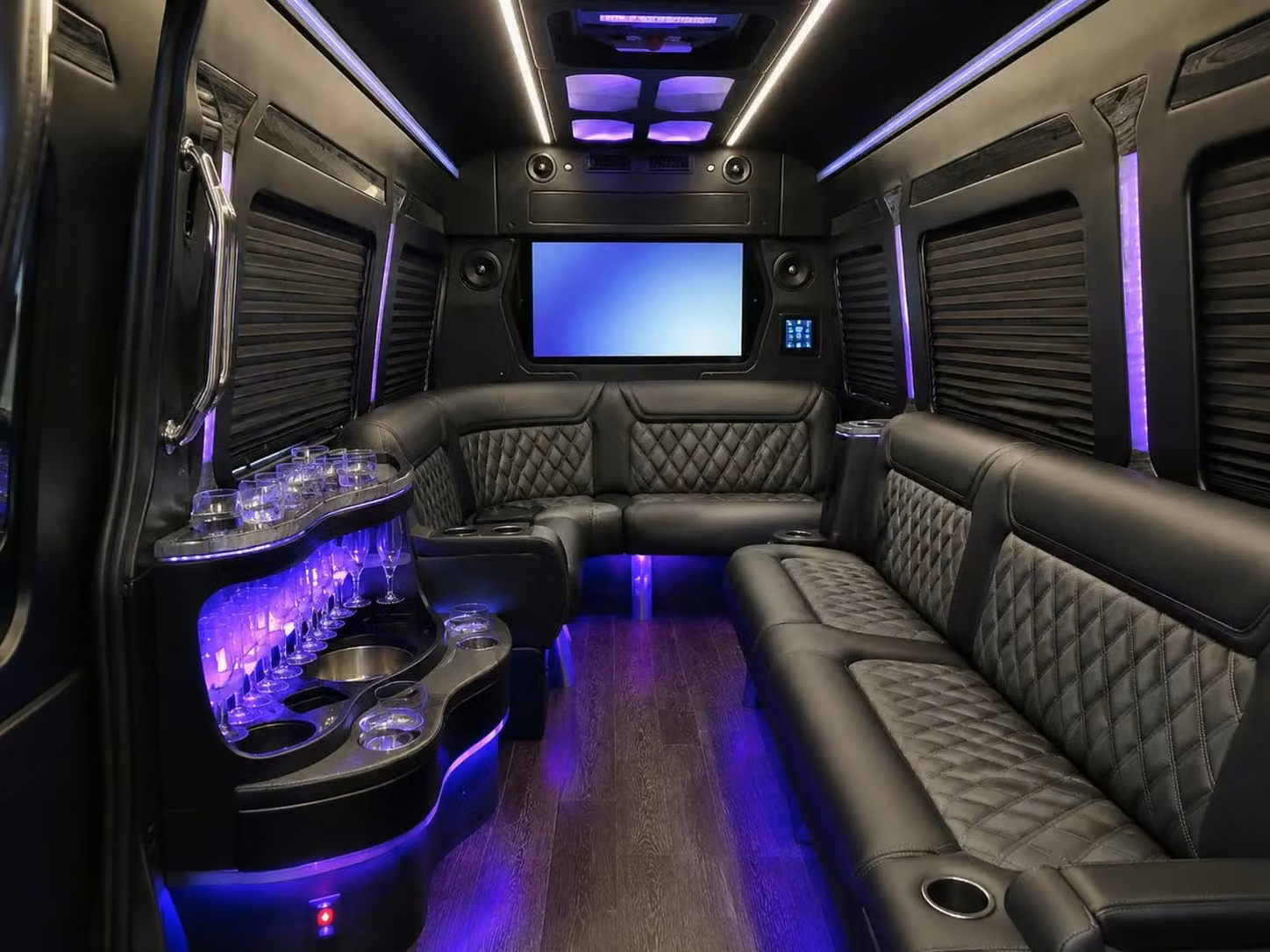 goleta 15 to 50 passenger prom party buses and sprinter limos in goleta