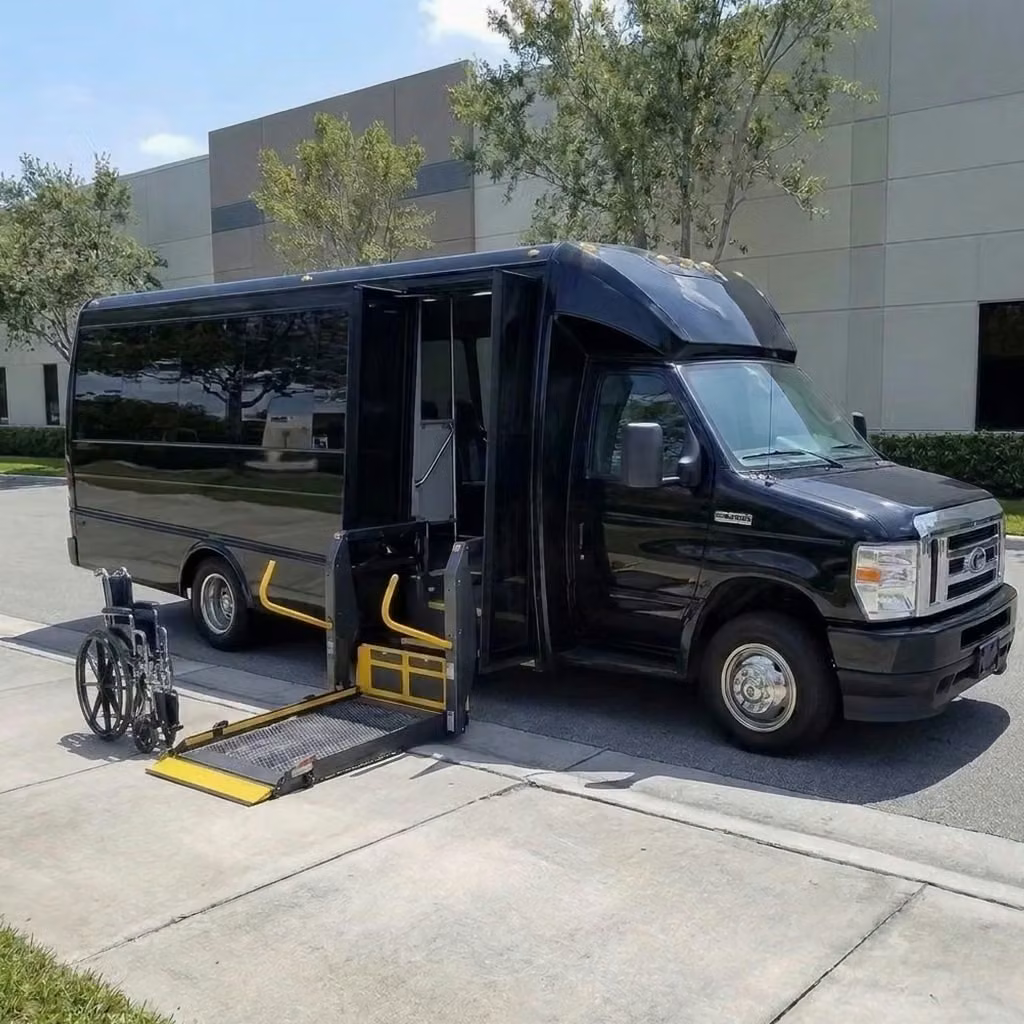 goleta 18 passenger minibus wheelchair lift