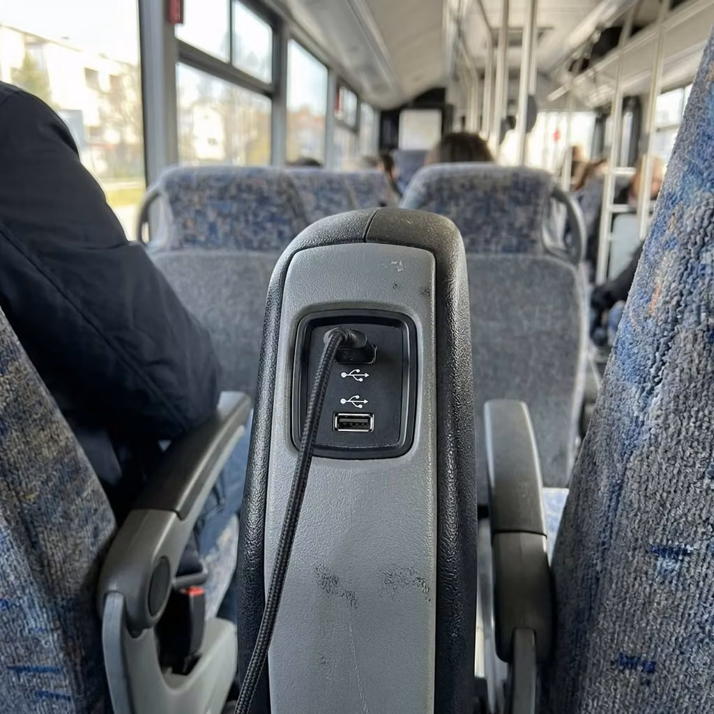 goleta 28 passenger minibus usb charging