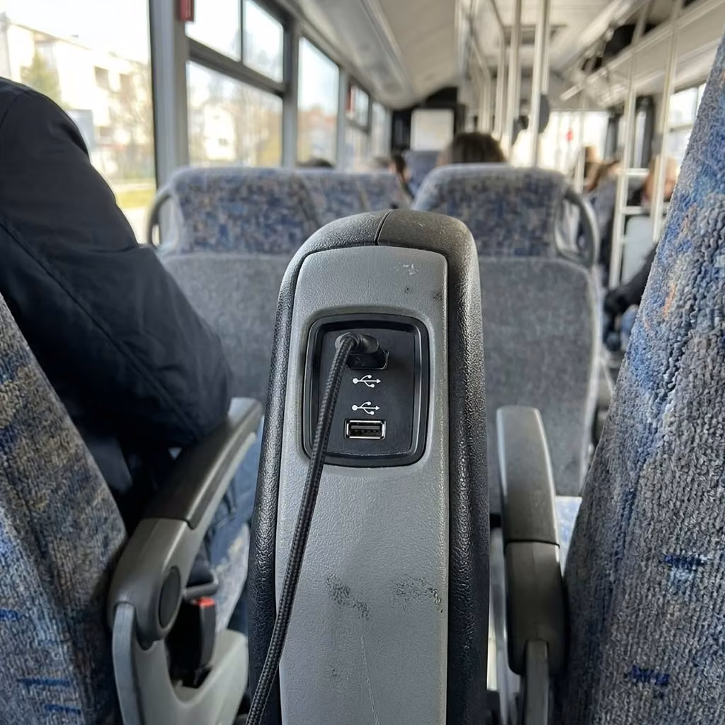 goleta 30 passenger minibus usb charging