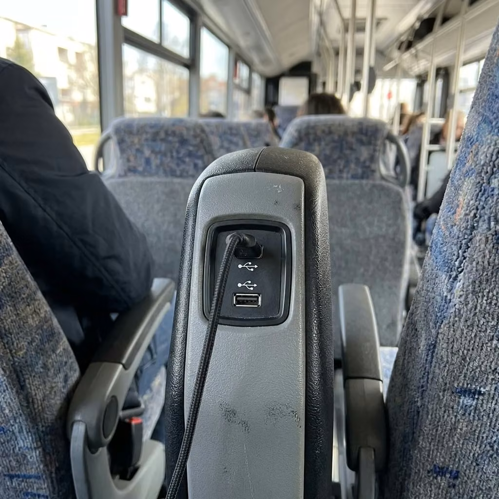 goleta 35 passenger minibus usb charging