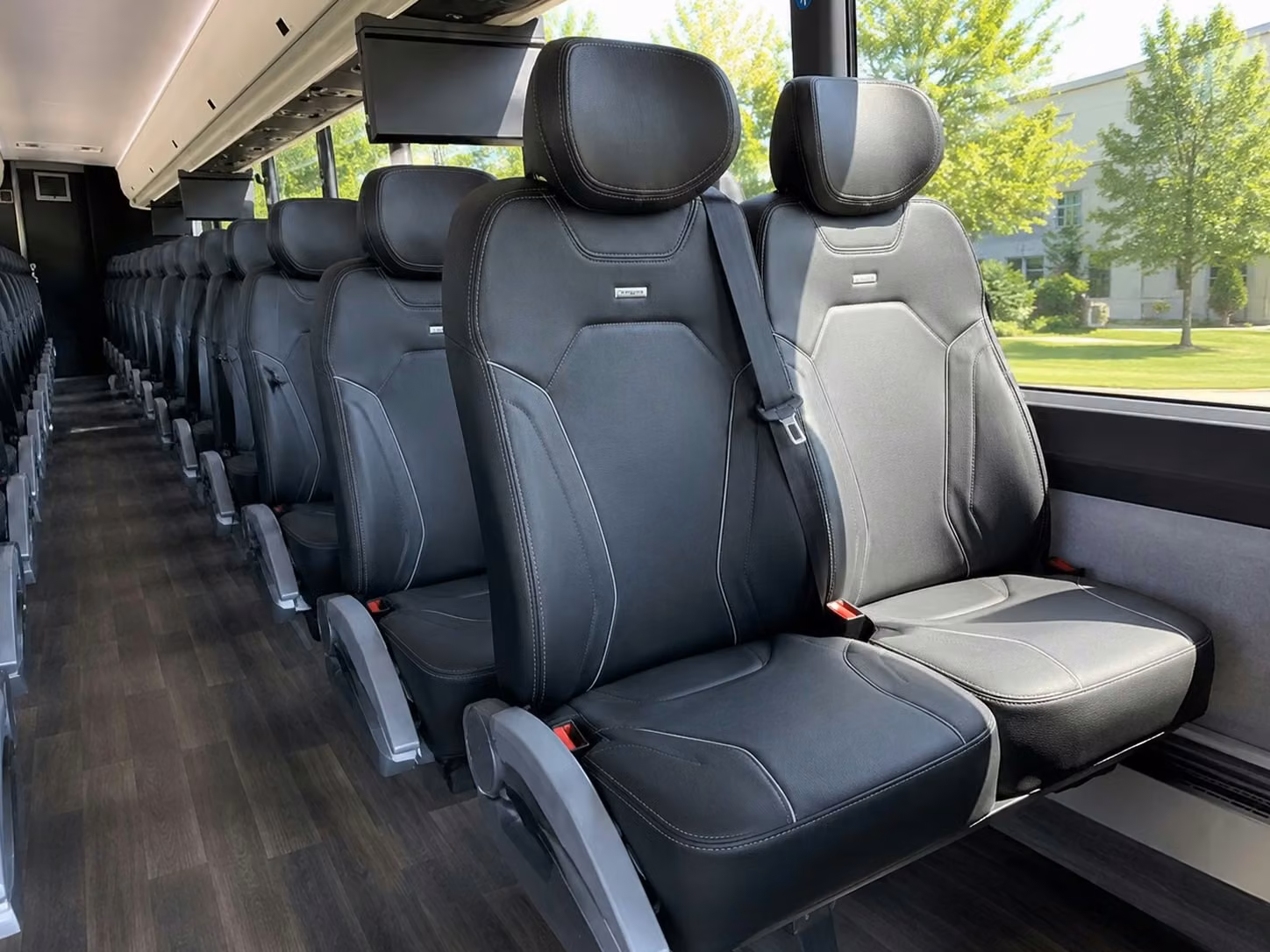 goleta charter bus interior 3