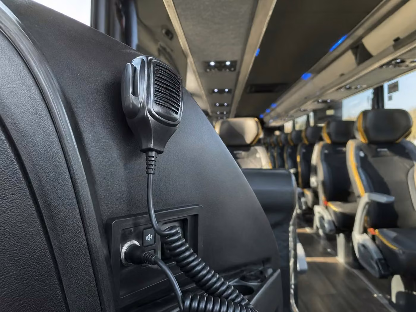 goleta charter bus pa system