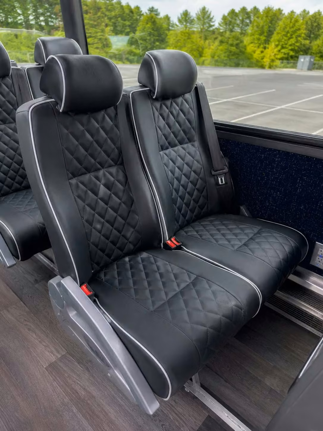 goleta charter bus reclining seats