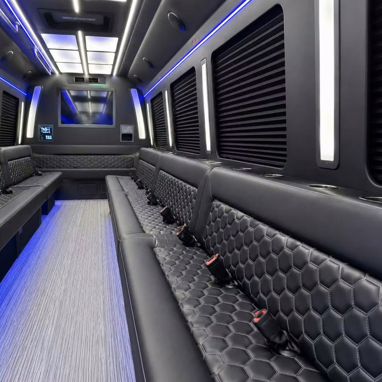goleta party bus party lighting