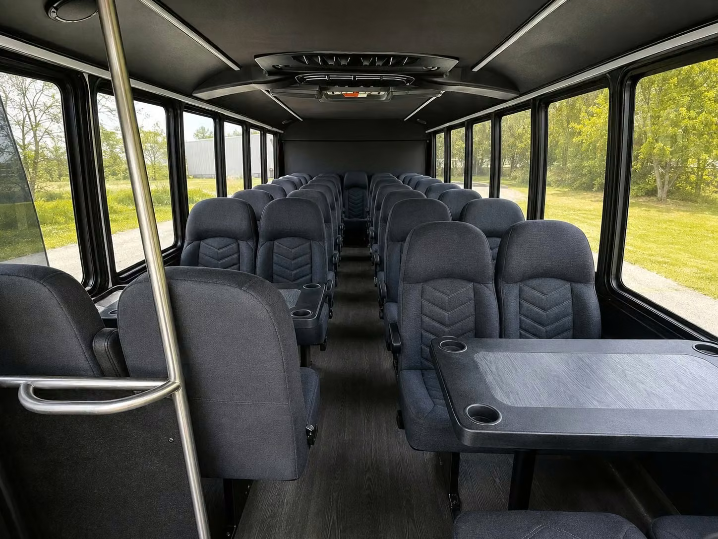 25 passenger minibus inside
