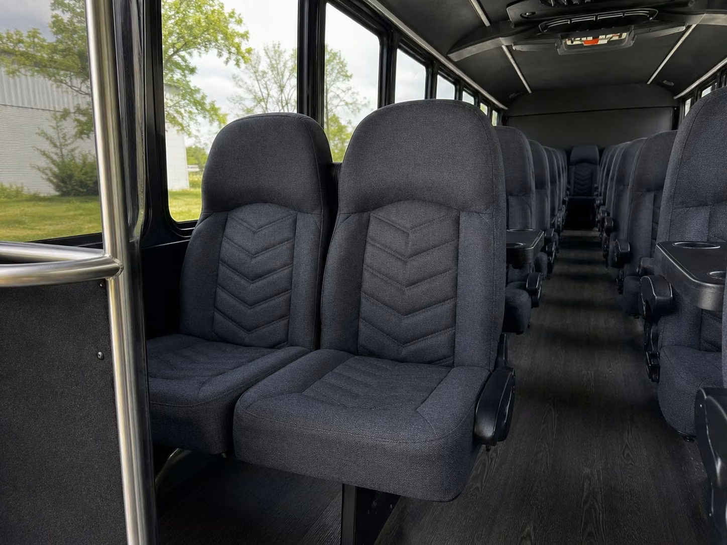 25 passenger minibus interior