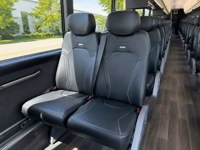goleta charter bus interior