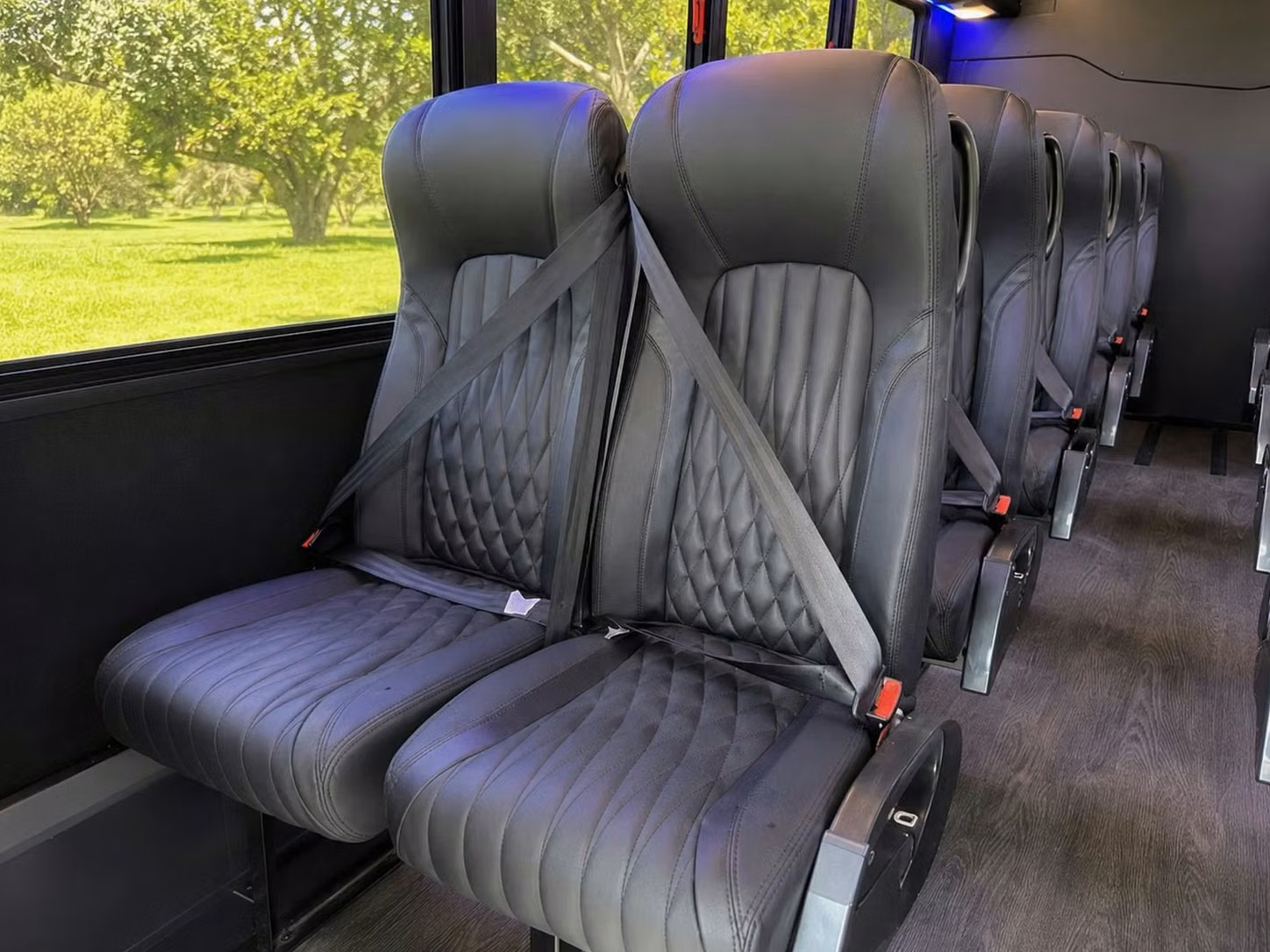 20 passenger minibus inside