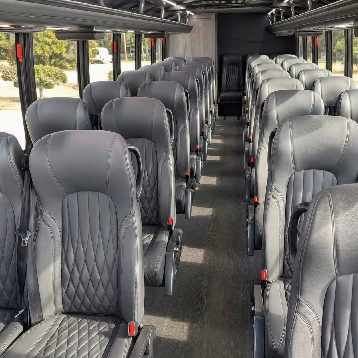 28 passenger minibus interior