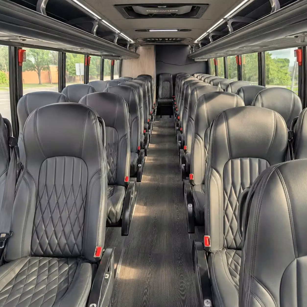 30 passenger minibus interior